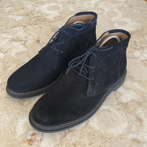 Florsheim Black Suede Chukka Desert Boots - Picture 2 of 13